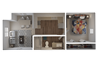Townsgate Apartments 1 Bedroom Floor Plan Townsgate Apartments 1 Bedroom Floor Plan